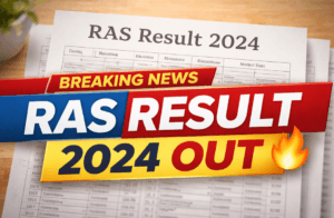 RAS Result 2024 OUT: Who Topped? Check Full List Now