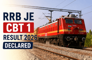 RRB JE CBT 1 Result 2026 Declared, Check CEN 05/2025 Merit List Online